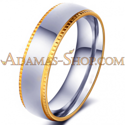 เครื่องประดับ แหวน เกลี้ยง แหวน ผู้ชาย ผู้หญิง คู่ รัก สี 2 ทู โทน เงิน ทอง คำ ขาว Gold Filled เติม เนื้อ ทอง คำ แท้ 9 การัต ซื้อ ของขวัญ ทอม ดี้ เกย์ ราคา ถูก เทศกาล วัน วาเลนไทน์ ปีใหม่ เกิด