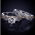 แหวนประกบ แหวนแถว แหวนคู่ แหวนทูโทน แหวนทรีโทน ซื้อ ขาย ราคา ถูก แหวน เพชรสวิส cz cubic zirconia คิวบิคเซอโคเนีย Micro Pave Setting แหวน แฟชั่น ดีไซน์ สวน หรู ผู้หญิง ของขวัญ ราคา ปลีก ส่ง แฟน แม่ พี่สาว น้องสาว เจ้านาย