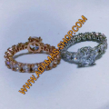 แหวน เพชร รอบ วง นิ้ว นำ โชค ดี Infinity Eternity Ring Rings  ผู้หญิง ผู้ชาย ชุบ ทอง คำ ขาว โรเดียม พลอย ล้อม เพชร มรกต คิวบิคเซอโคเนีย เพชรสวิส cz Cubic Zirconia ดีไซน์ หรู ไฮโซ ซื้อ ขาย ราคา ถูก ปลีก ส่ง ของขวัญ วันเกิด ปีใหม่ แฟน สาว วาเลนไทน์ คุณ